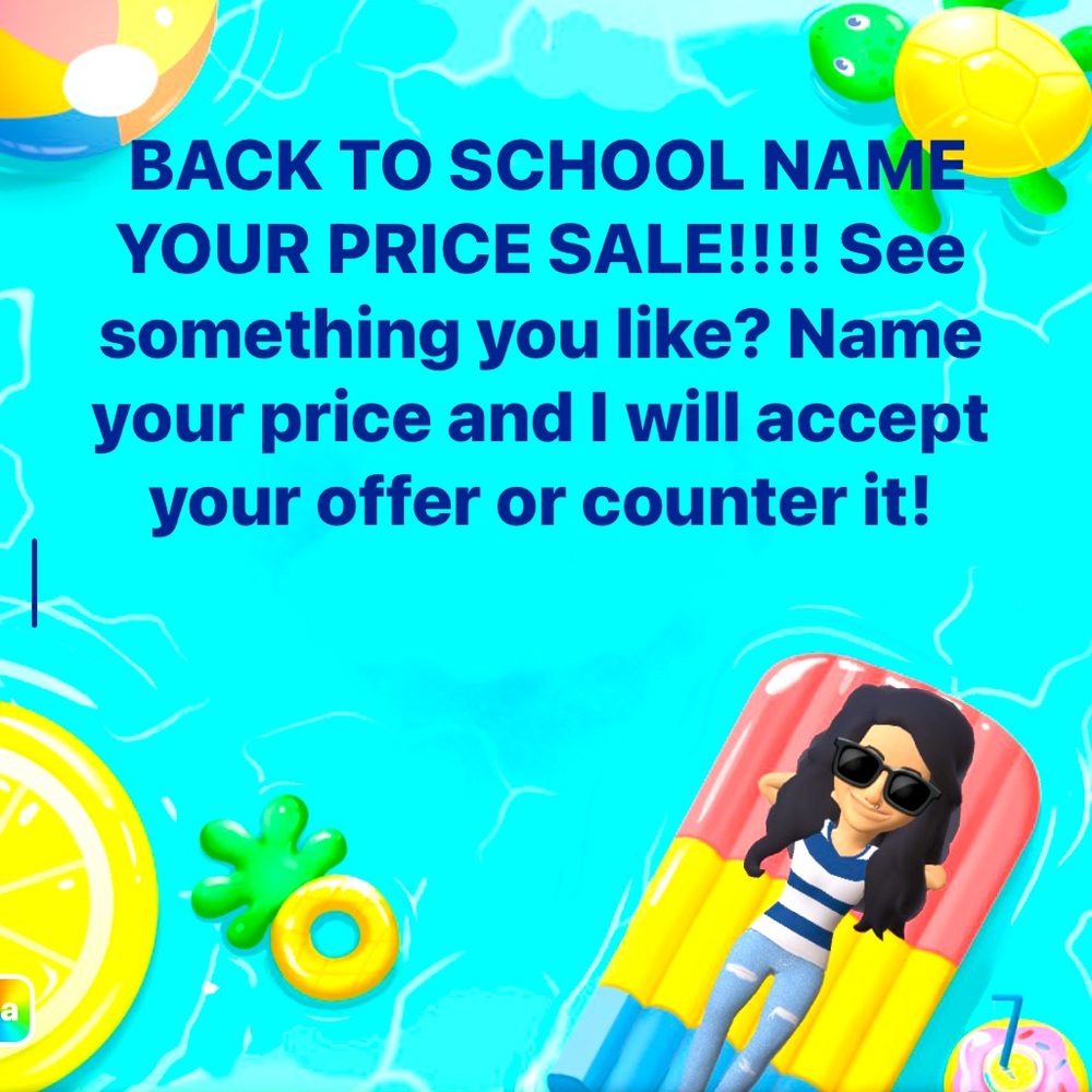 BACK TO SCHOOL SALE